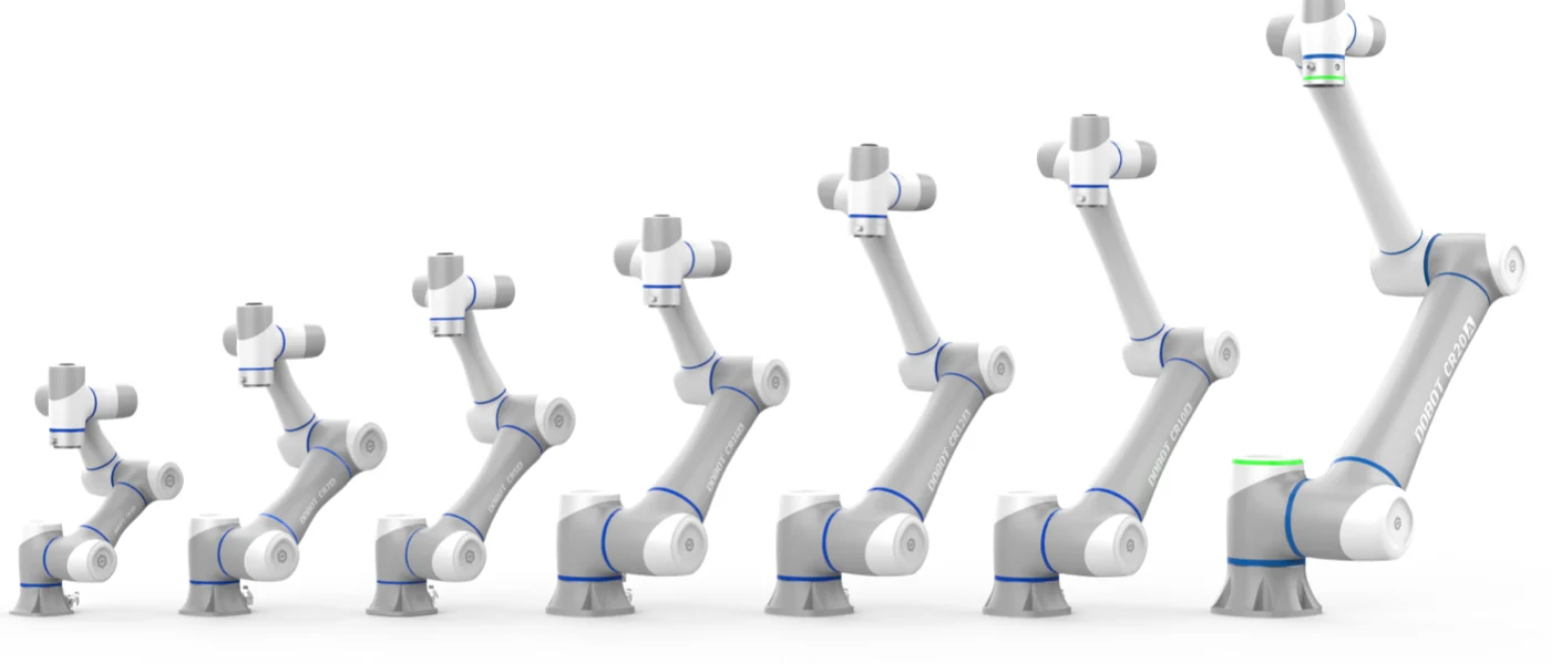 Dobot CR16A - Rodzina cobotów Dobot serii CRA od CR3A do CR20A - render producenta