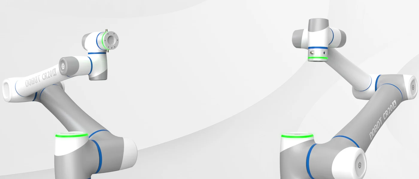 Dobot CR20A - Dwa ramiona Dobot CR20A - render producenta