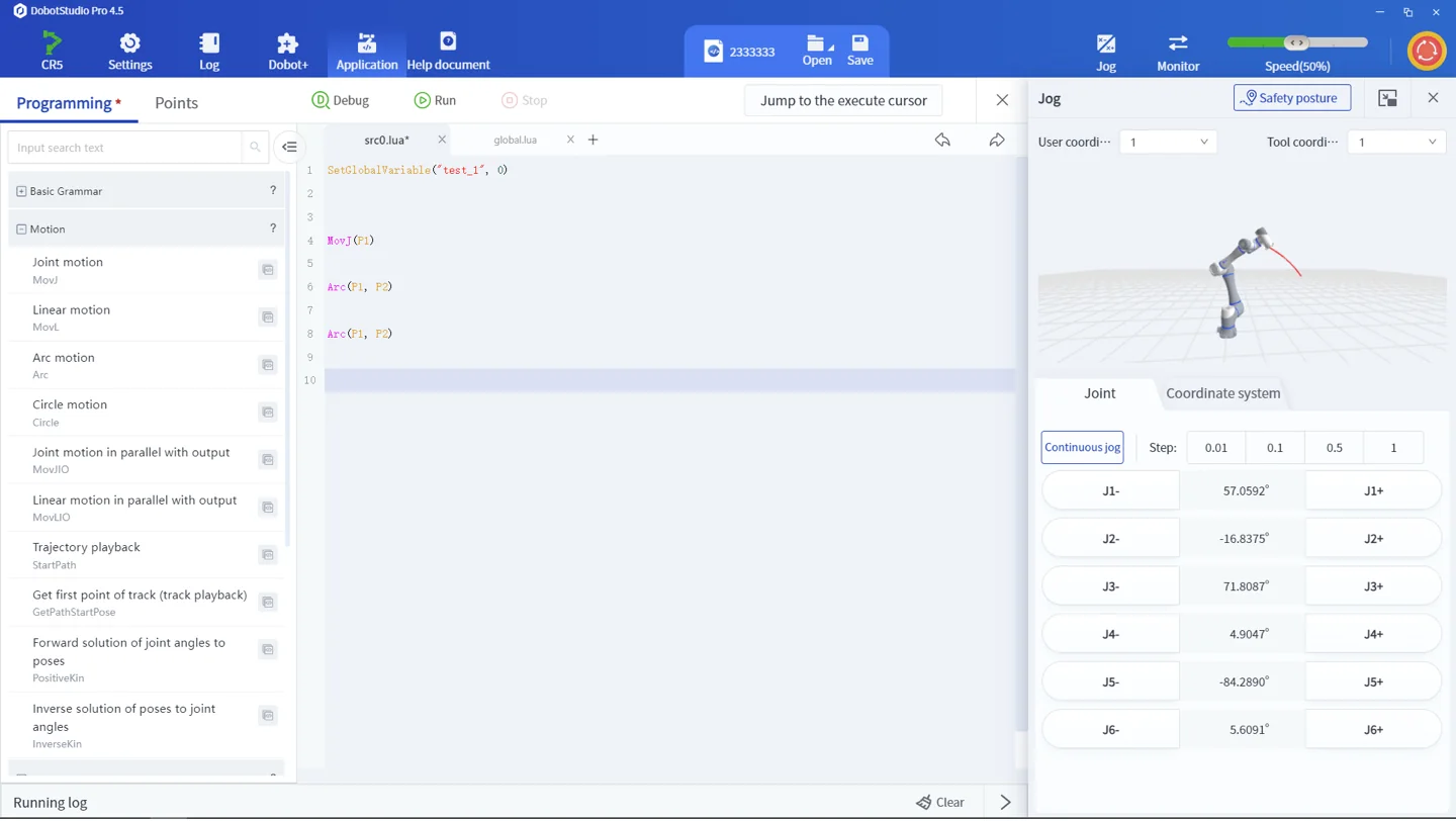 Dobot CR16A - DobotStudio Pro