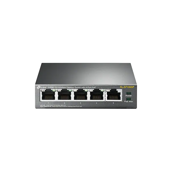 TP-Link TL-SF1005P - przełącznik 5 portów 10/100 Mb/s, 4 porty PoE – TP-Link